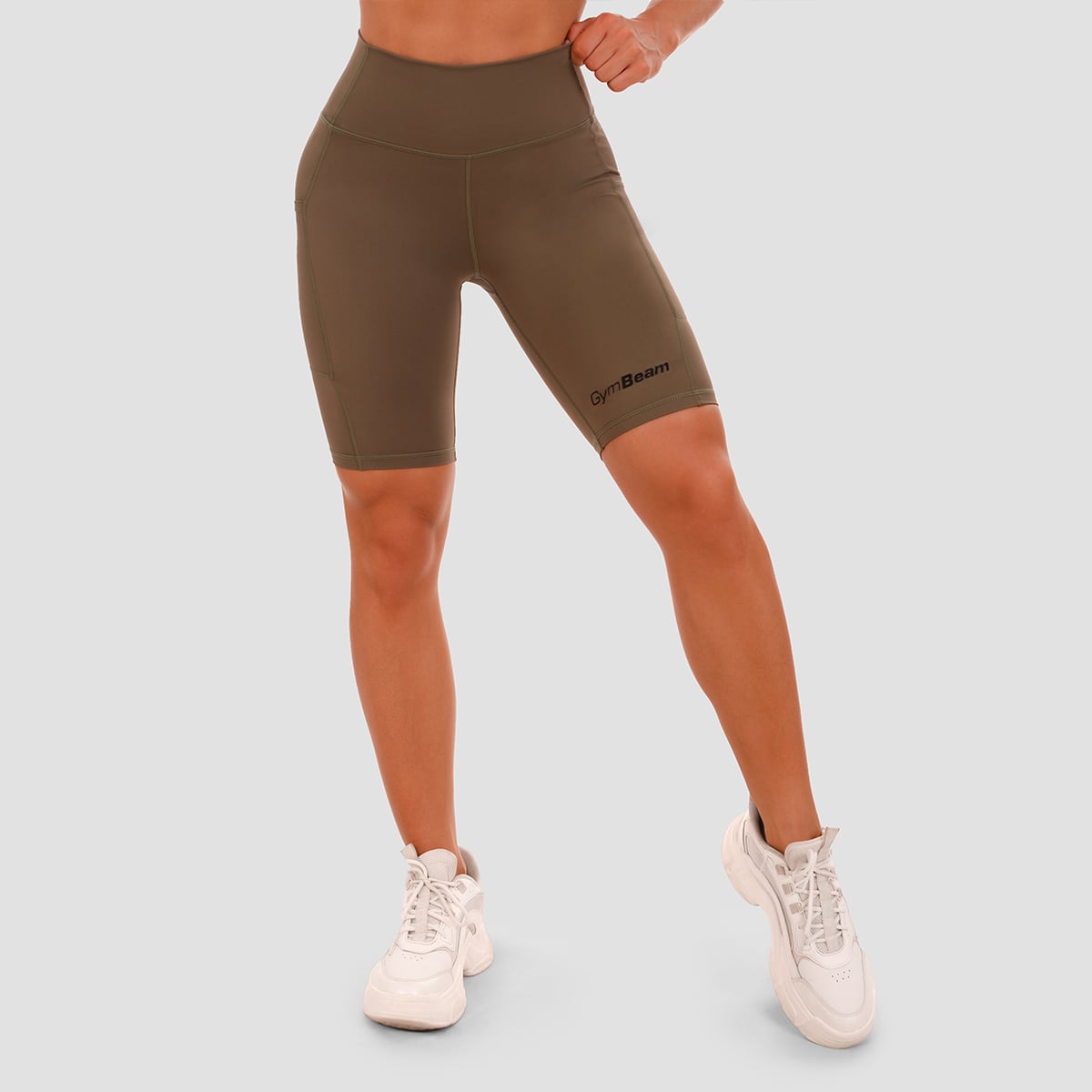 Biker Shorts für Frauen in Olive - GymBeam