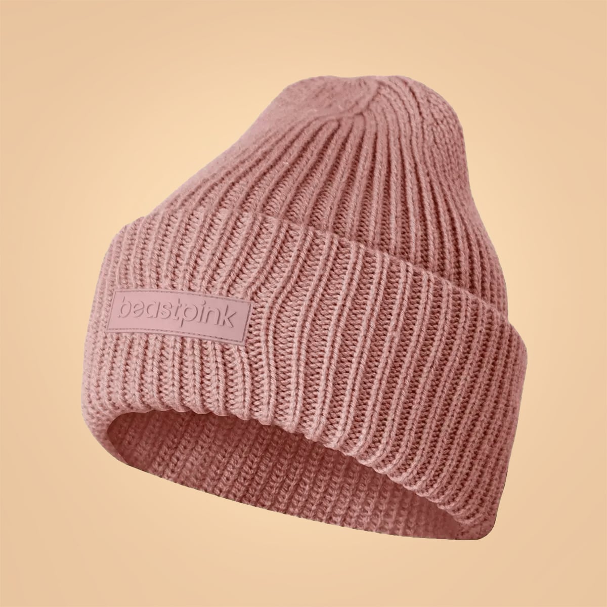 Wintermütze in Peach - BeastPink
