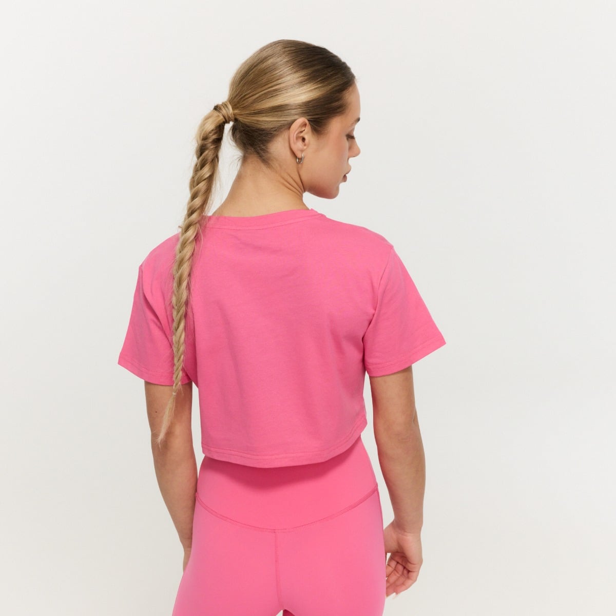 Limitless Cropped T-Shirt für Frauen in Dragonfruit - GymBeam