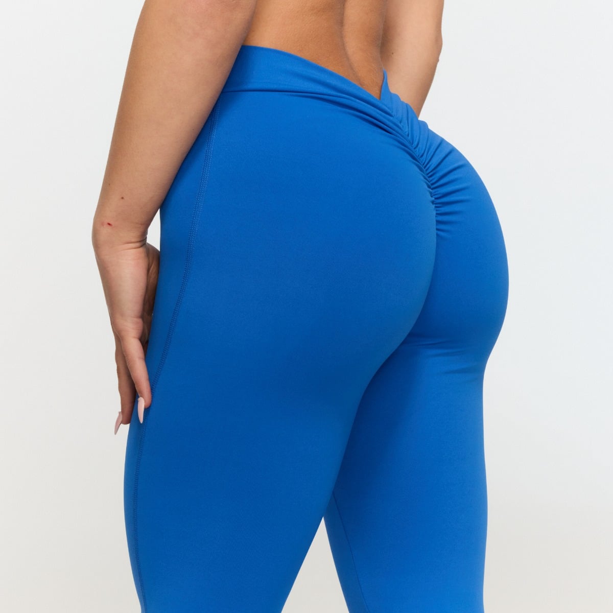 Fierce V-Back Leggings für Frauen in Blue - GymBeam