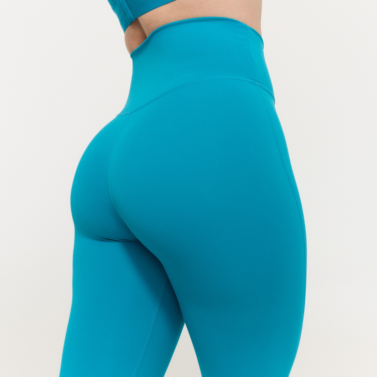 Limitless High-Waist Leggings Aquamarine - GymBeam