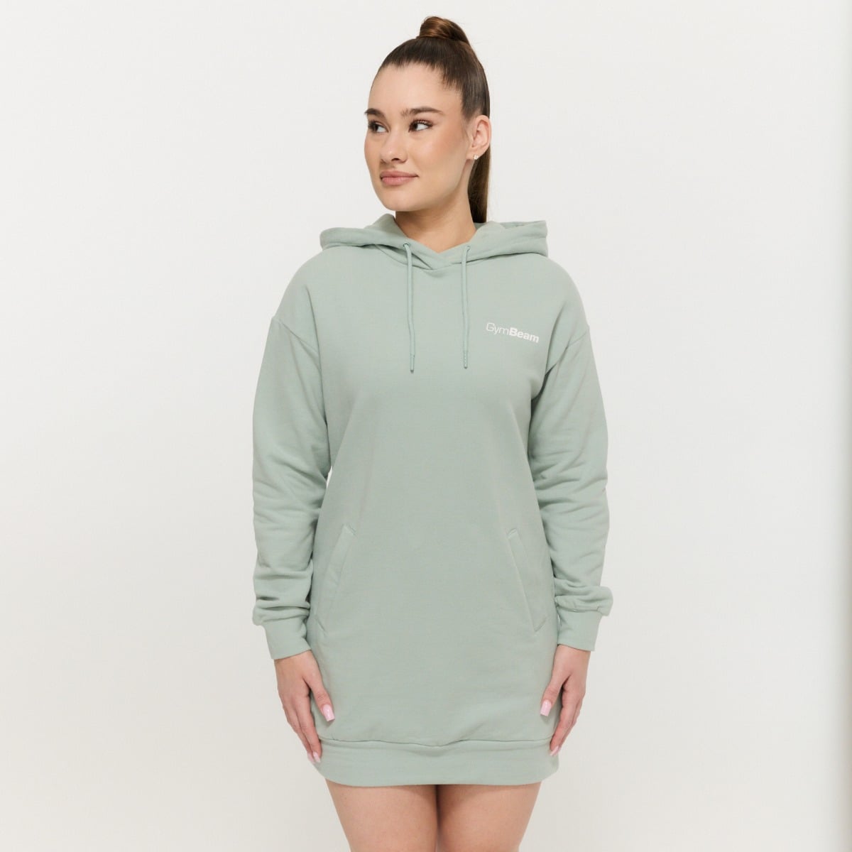 Limitless Longline Hoodie für Frauen Eucalypt - GymBeam