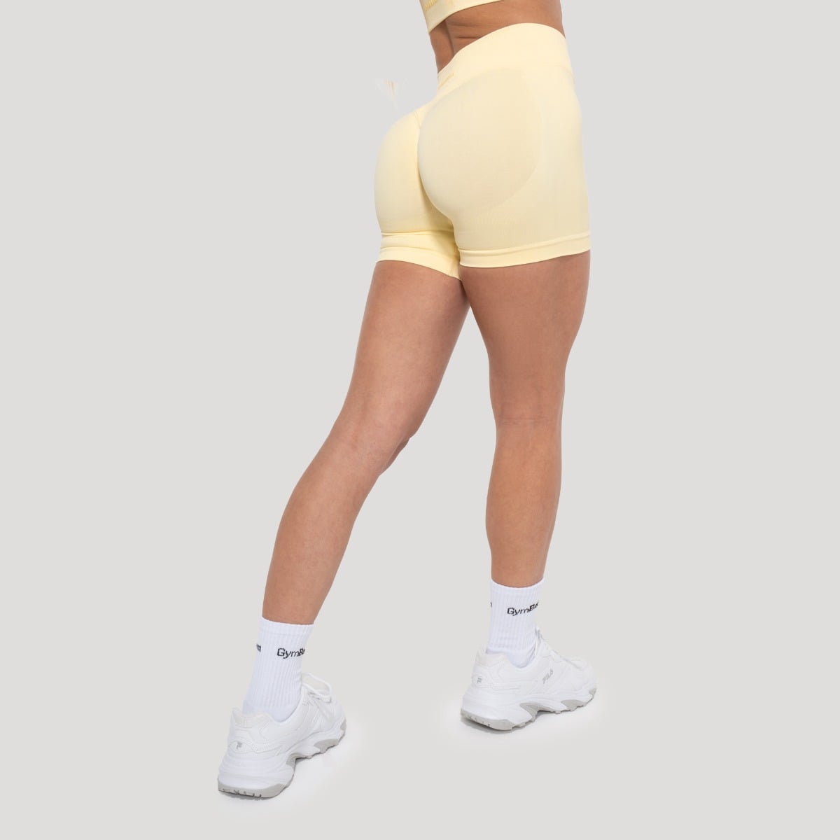 GymBeam Luma Shorts für Frauen in Baby Yellow XS