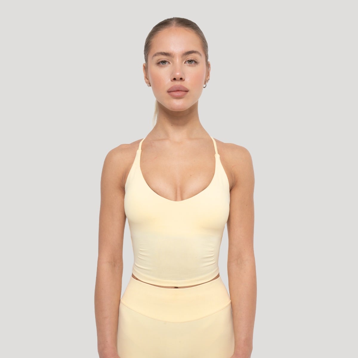 Luma Tanktop für Frauen in Butter Yellow – GymBeam