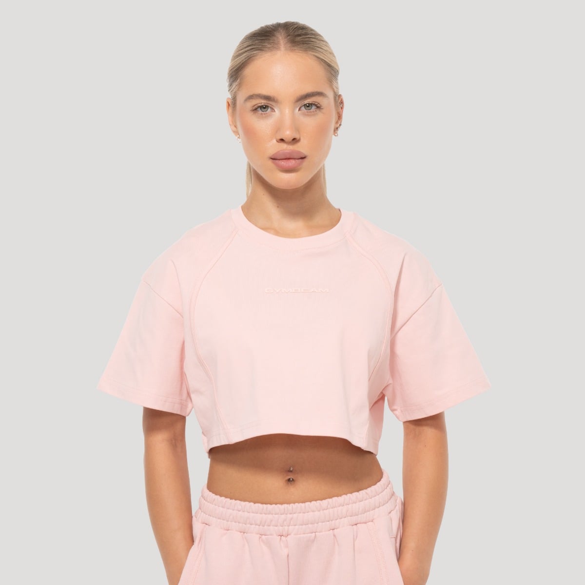 Mochi Cropped T-Shirt für Frauen in Pink - GymBeam