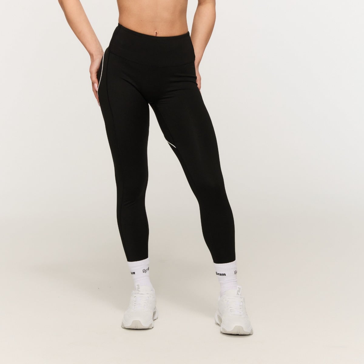 Varsity Leggings für Frauen in Black - GymBeam