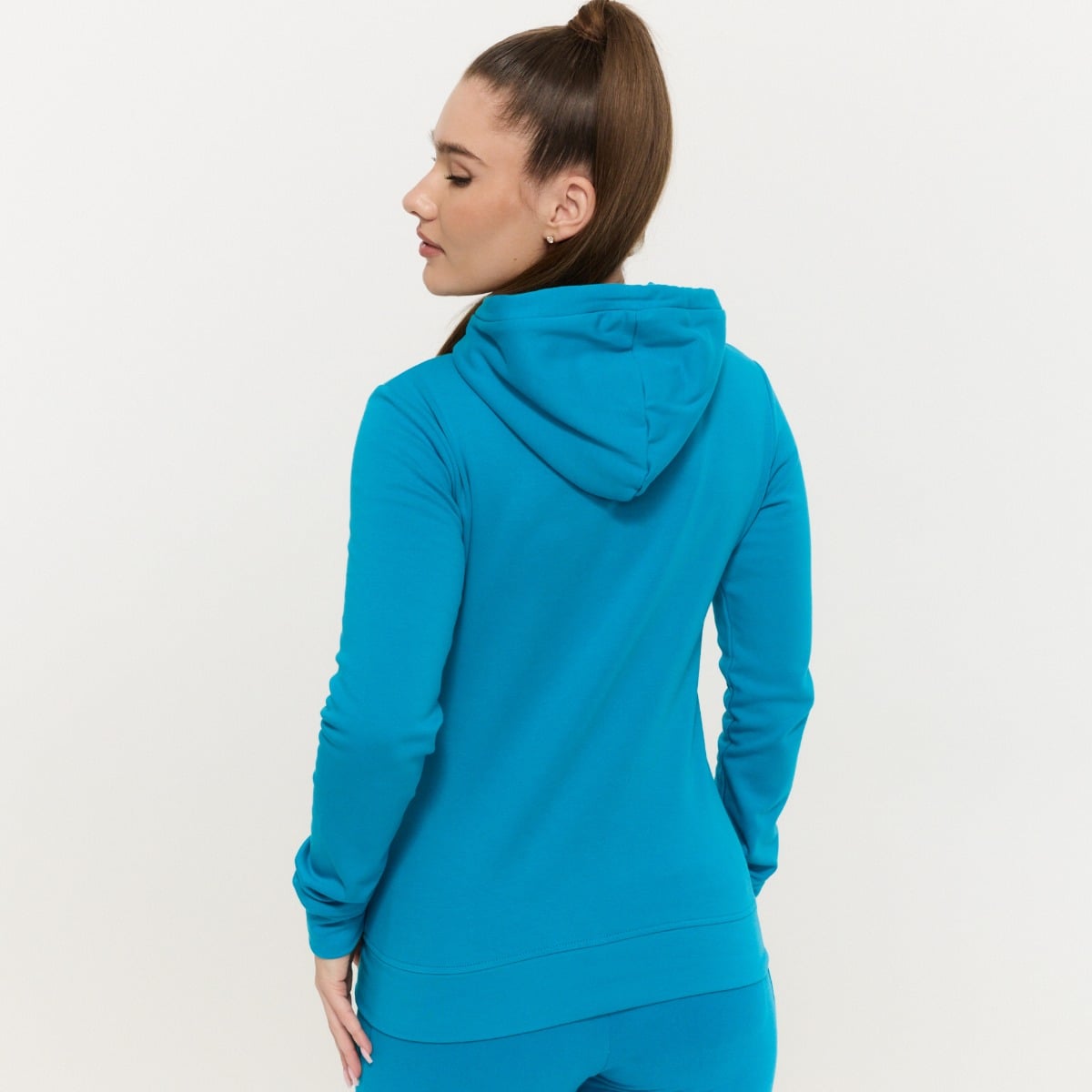 Limitless Hoodie mit Reißverschluss für Frauen in Aquamarine - GymBeam