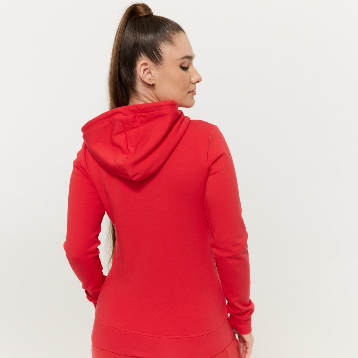 Limitless Hoodie mit Reißverschluss für Frauen Hot Red – GymBeam