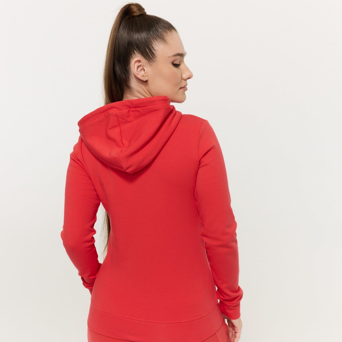 Limitless Hoodie mit Reißverschluss für Frauen Hot Red – GymBeam