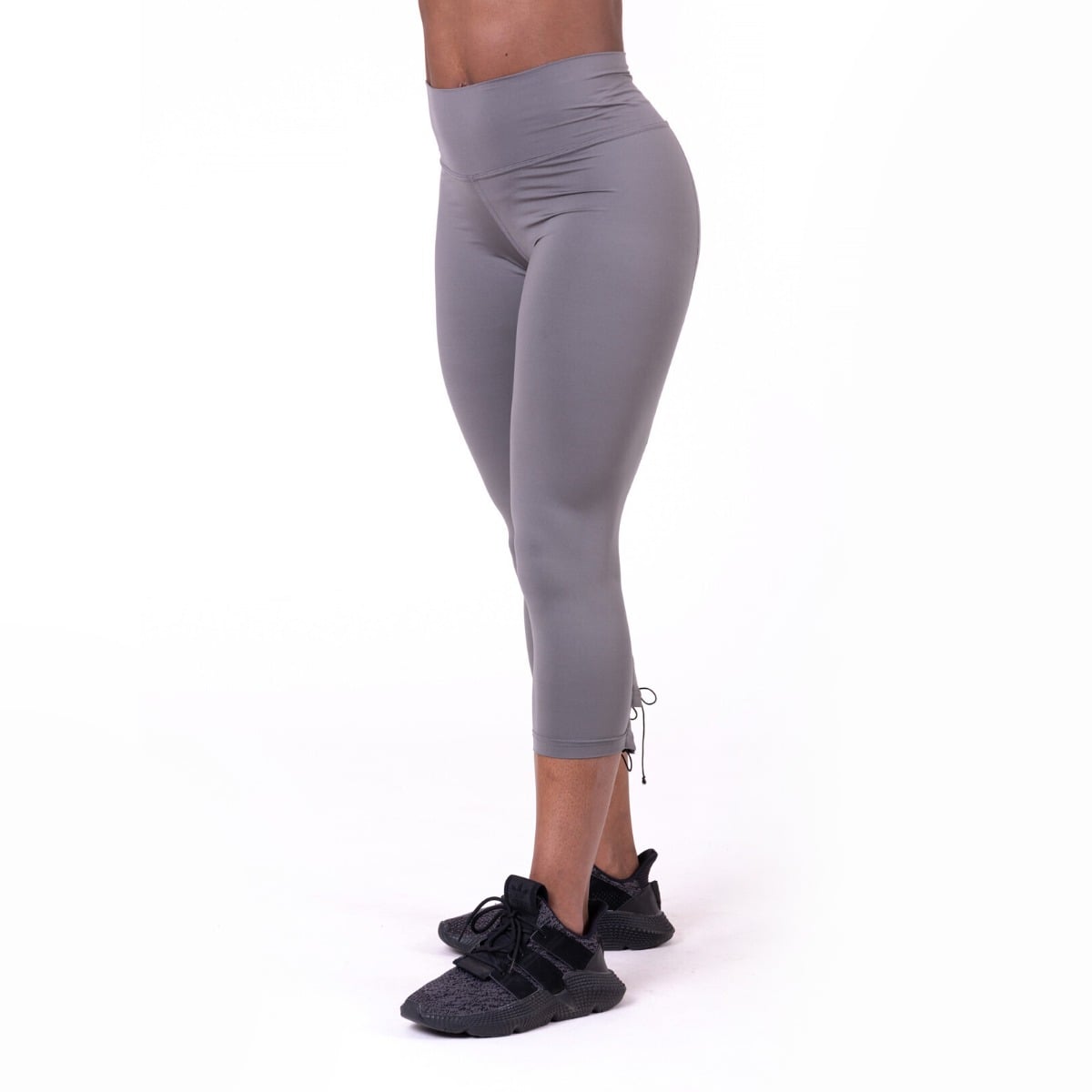 Damen Metall-Leggings mit Schnürung - NEBBIA