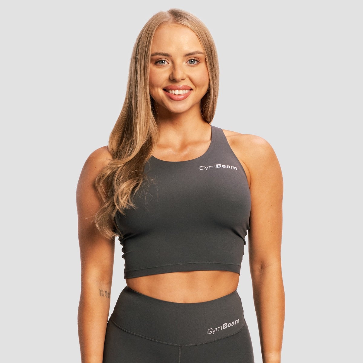 BEAT Sport-Top für Frauen in Charcoal - GymBeam