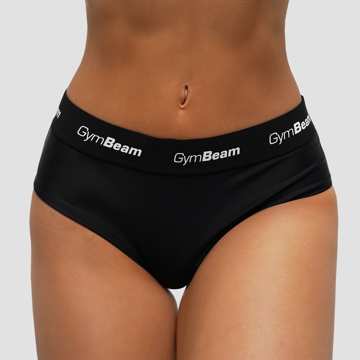 Sporty Bikini Unterteil in Black - GymBeam