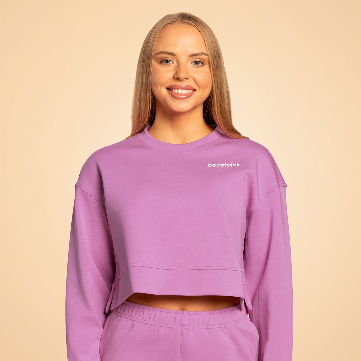 Grace Sweatshirt in Purple - BeastPink