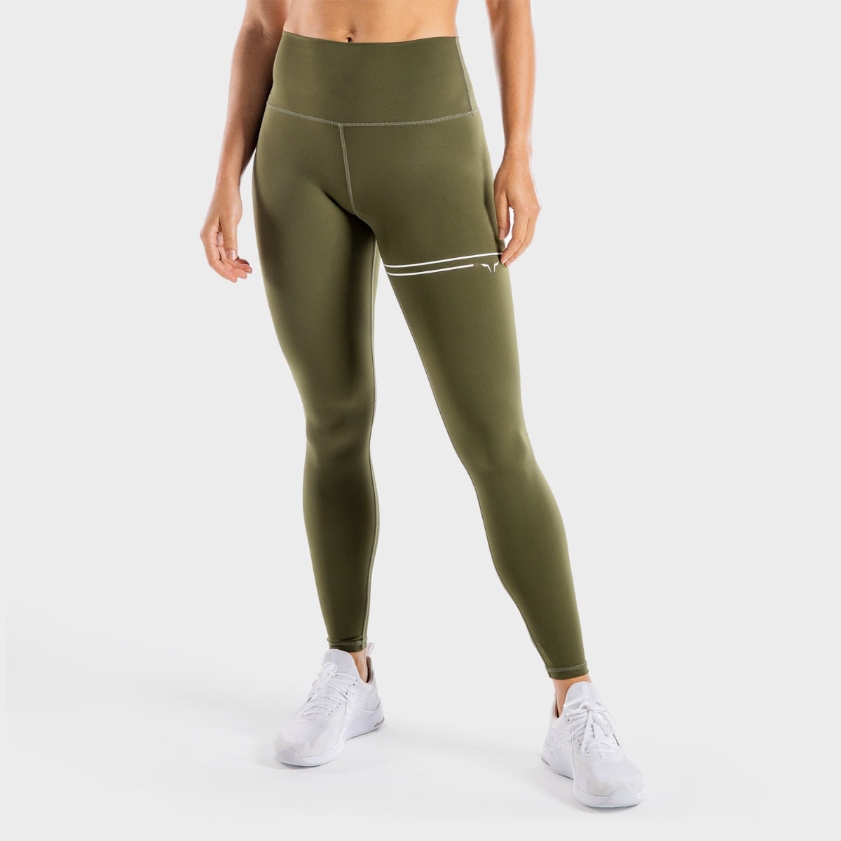 Women‘s Flux Leggings Khaki - SQUATWOLF