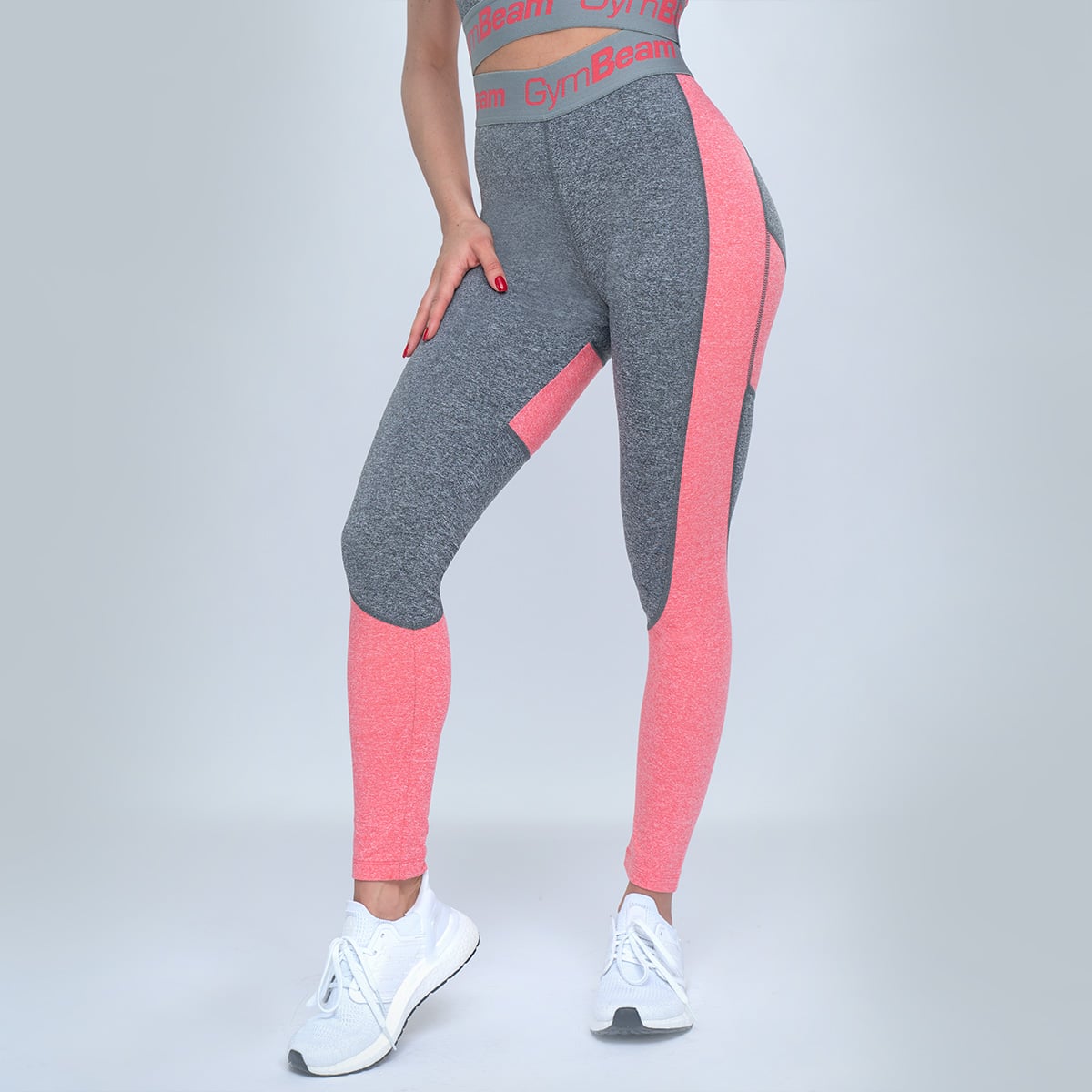 Leggings für Damen Ultrafit Heather Pink - GymBeam