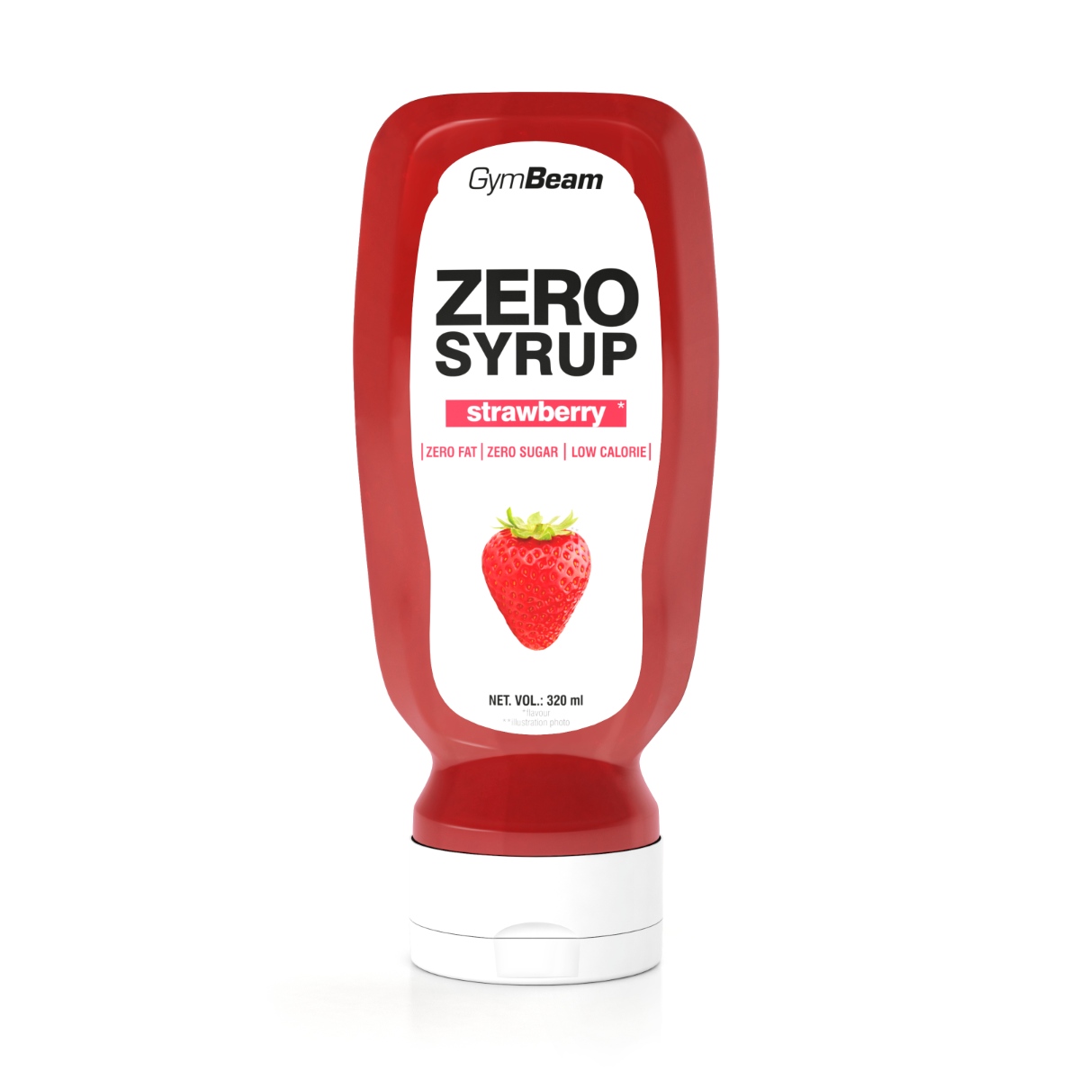 ZERO SYRUP Erdbeere - GymBeam