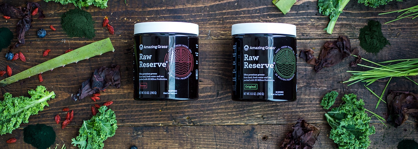 Mix aus Superlebensmitteln Raw Reserve - Amazing Grass