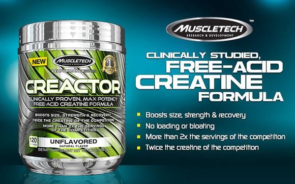 Kreatin Creactor 220 g - MuscleTech