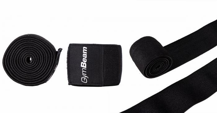 FIRM-Kniebandage Schwarz - GymBeam