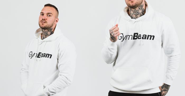 PRO Hoodie Weiß - Gymbeam