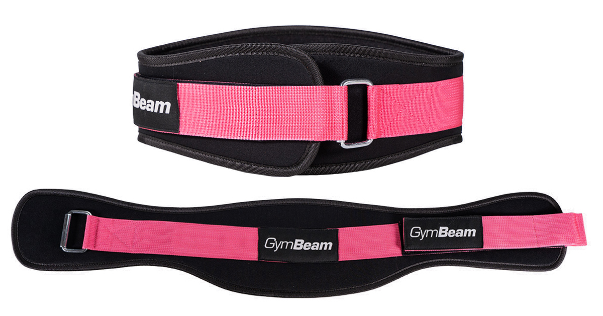 LIFT Neopren Fitnessgürtel Schwarz & Pink - GymBeam